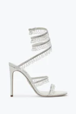 René Caovilla Chandelier Ivory Sandal 105