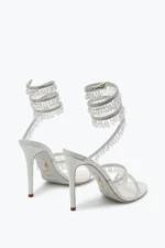 René Caovilla Chandelier Ivory Sandal 105 - Image 5