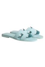Hermes Oran sandal bleu brume