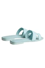 Hermes Oran sandal bleu brume - Image 4