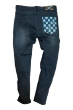 Louis Vuitton Dark Navy Denim with Checkerboard Pocket – Bild 2
