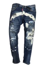 Dsquared2 Graffiti and Bleach Denim