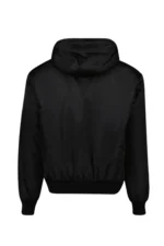 Prada Black Re-Nylon Fur-lined Jacket - Image 2