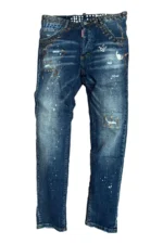 Dsquared2 Studded Denim with Vintage Wash