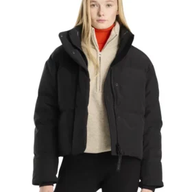 CANADA GOOSE Grandview Cropped Jacket Black Label