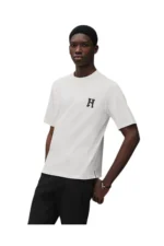 Hermes ''H'Cheval" t-shirt with leather detail - Image 2