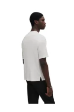 Hermes ''H'Cheval" t-shirt with leather detail - Image 3