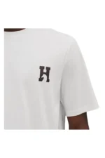 Hermes ''H'Cheval" t-shirt with leather detail - Image 4
