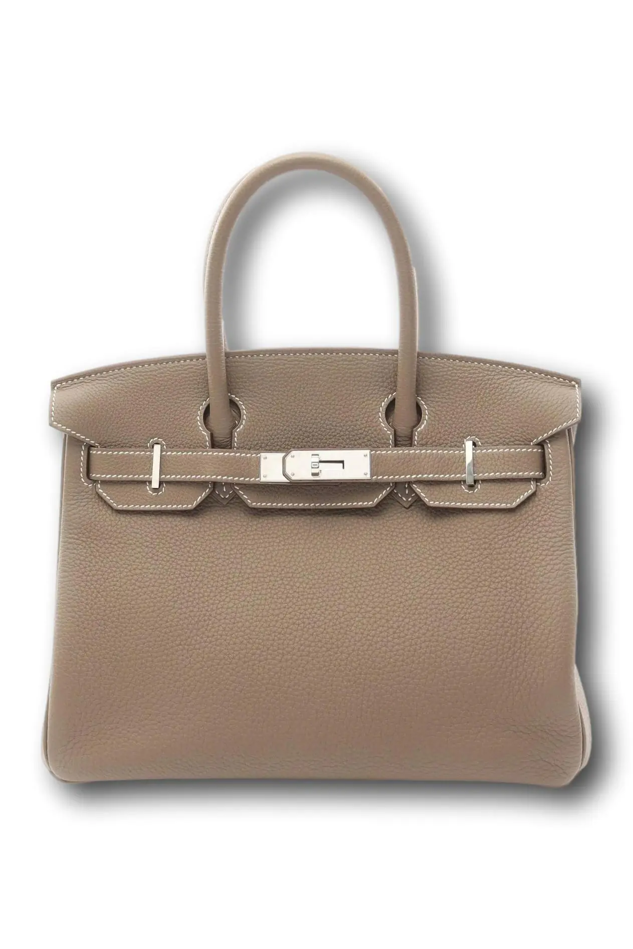 K_1 Hermès Birkin 30 Togo Leather Etoupe Grey – Excellent Condition (2024) - Image 1