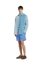Louis Vuitton Monogram Striped Swim Shorts