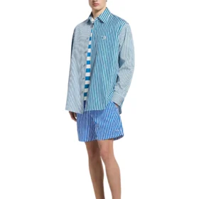 Louis Vuitton Monogram Striped Swim Shorts