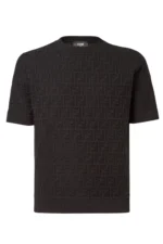Fendi Black FF cotton pullover
