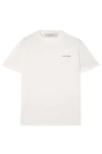 Golden Goose Men's T-shirt in vintage white cotton jersey