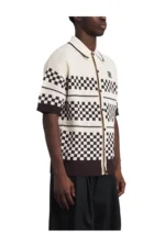 AMIRI Wool-Blend Mesh Check Shirt – Bild 3