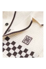 AMIRI Wool-Blend Mesh Check Shirt – Bild 5