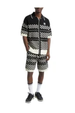AMIRI Checkered Wool Mesh Shirt – Bild 2