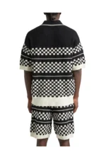AMIRI Checkered Wool Mesh Shirt – Bild 3