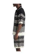 AMIRI Checkered Wool Mesh Shirt – Bild 4