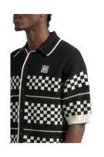 AMIRI Checkered Wool Mesh Shirt – Bild 5