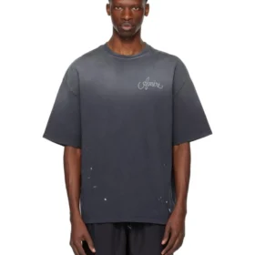 Amiri Men’s Gray 'AMIRI Design Studio' T-shirt