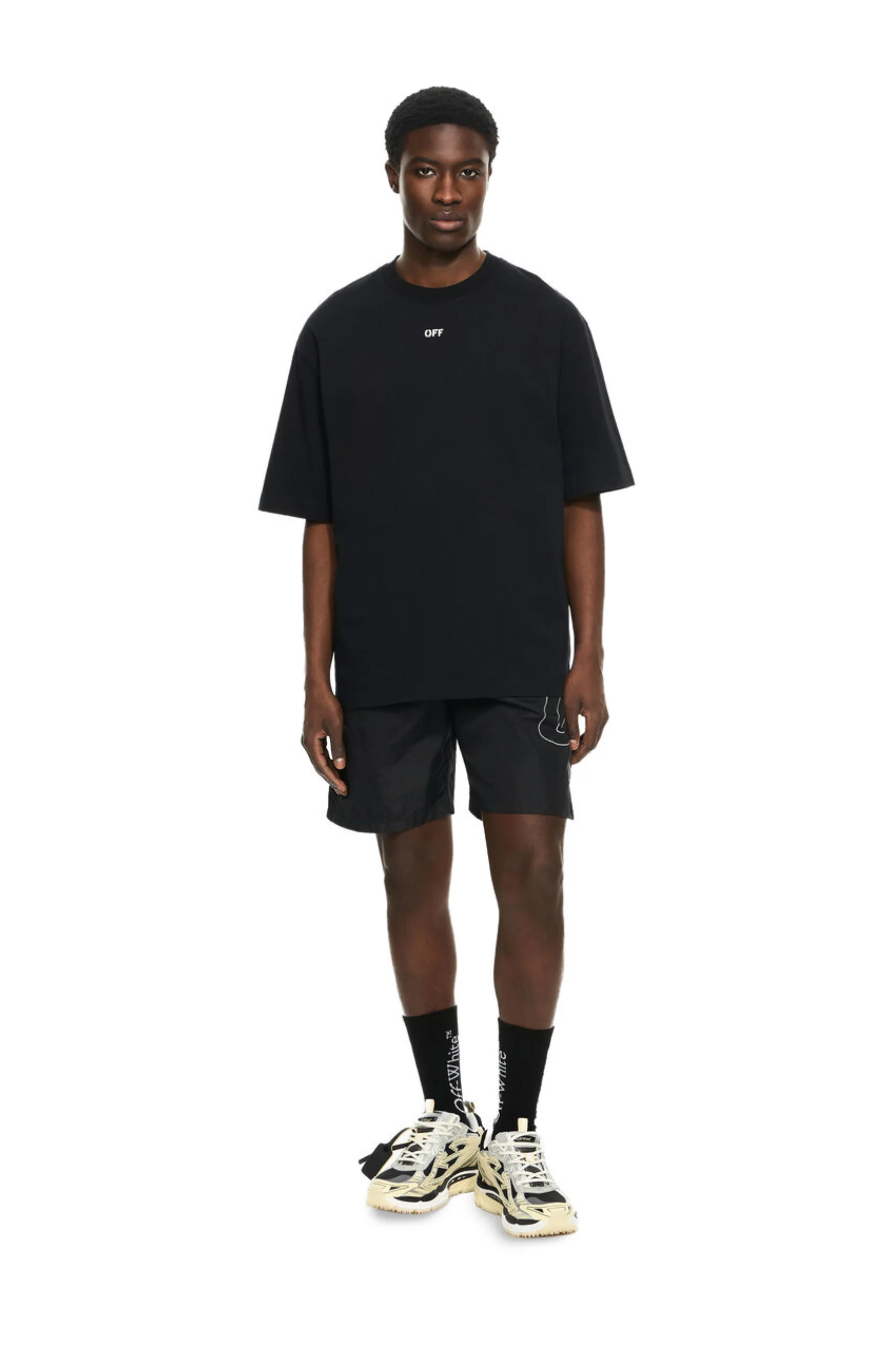 (XXX) 44MAA120S26J004001_1 Off White Chain Arrow Skate T-shirt - Image 1