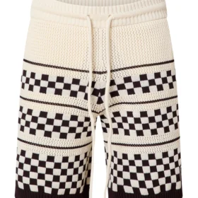 Amiri Loose fit shorts in wool blend with checked design