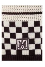 Amiri Loose fit shorts in wool blend with checked design – Bild 5