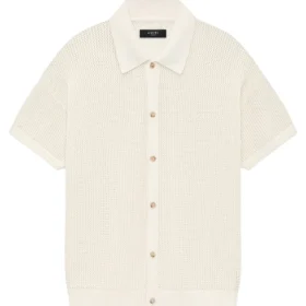 AMIRI CROCHET MESH SHIRT