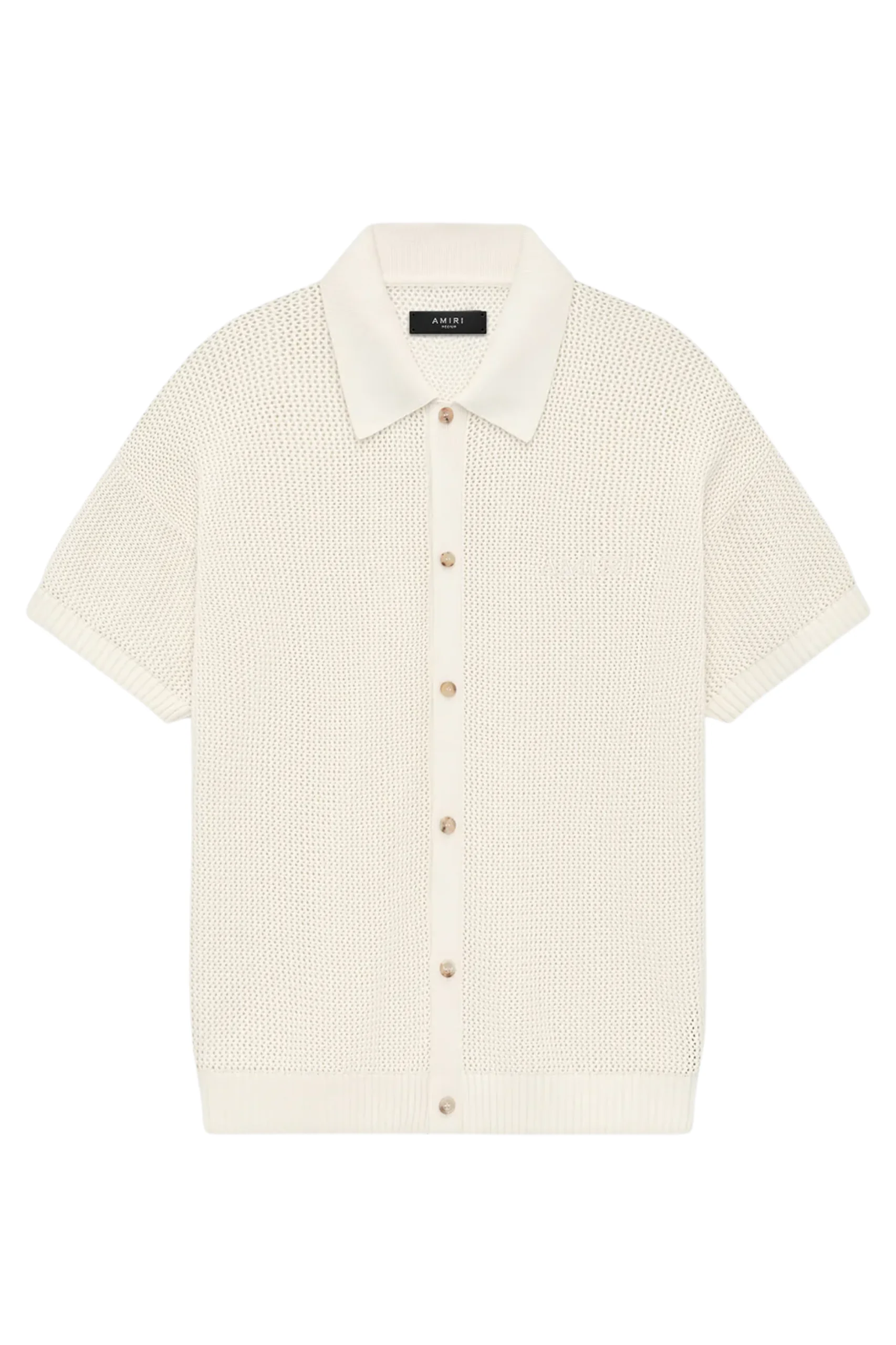 (XXX) AMKNIR1037-127_1 AMIRI CROCHET MESH SHIRT – Bild 1