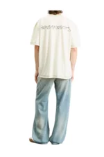 Acne Studios Men's Eresa U Autograph Logo T-Shirt in Off White – Bild 4