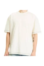 Acne Studios Men's Eresa U Autograph Logo T-Shirt in Off White – Bild 5