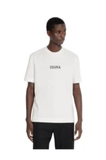 Zegna White #UseTheExisting™ Cotton T-shirt – Bild 4