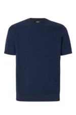 Fendi Blue cotton FF Selleria pullover