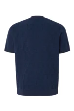 Fendi Blue cotton FF Selleria pullover - Image 2