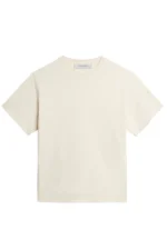 Golden Goose T-shirt in aged white with reverse logo on the back - Jersey Capsule