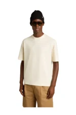 Golden Goose T-shirt in aged white with reverse logo on the back - Jersey Capsule - Image 3