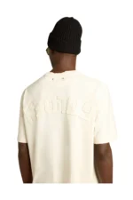 Golden Goose T-shirt in aged white with reverse logo on the back - Jersey Capsule - Image 6
