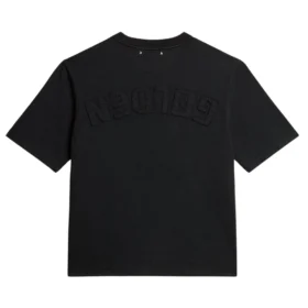 Golden Goose T-shirt in washed black with reverse logo on the back - Jersey Capsule