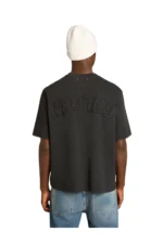 Golden Goose T-shirt in washed black with reverse logo on the back - Jersey Capsule - Image 5