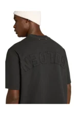 Golden Goose T-shirt in washed black with reverse logo on the back - Jersey Capsule - Image 6