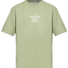 Stone Island GREEN T-shirt with logo