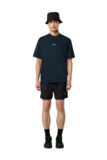 STONE ISLAND - Regular fit short-sleeved T-shirt with Industrial print, Navy - Image 5