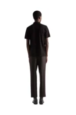 Prada Piqué polo shirt black – Bild 5