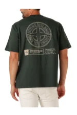 STONE ISLAND green stone island t shirt ss t shirt – Bild 3