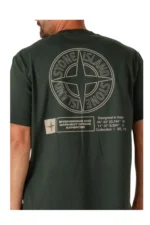 STONE ISLAND green stone island t shirt ss t shirt – Bild 5