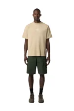 STONE ISLAND - Desert Beige Cotton T-shirt – Bild 4