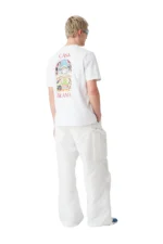 Casablanca White Tennis Landscape Short Sleeve T‑Shirt – Bild 3