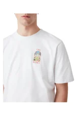 Casablanca White Tennis Landscape Short Sleeve T‑Shirt – Bild 5