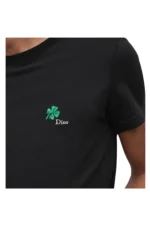 Dior T-Shirt with Dior Clover Embroidery, Regular Fit – Bild 4