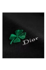 Dior T-Shirt with Dior Clover Embroidery, Regular Fit – Bild 5